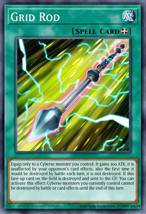 Grid Rod trading card
