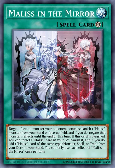 Maliss in the Mirror trading card