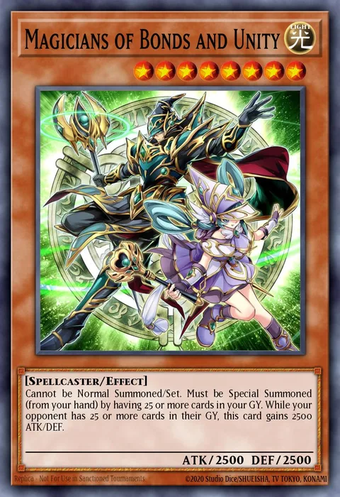 Magicians of Bonds and Unity trading card