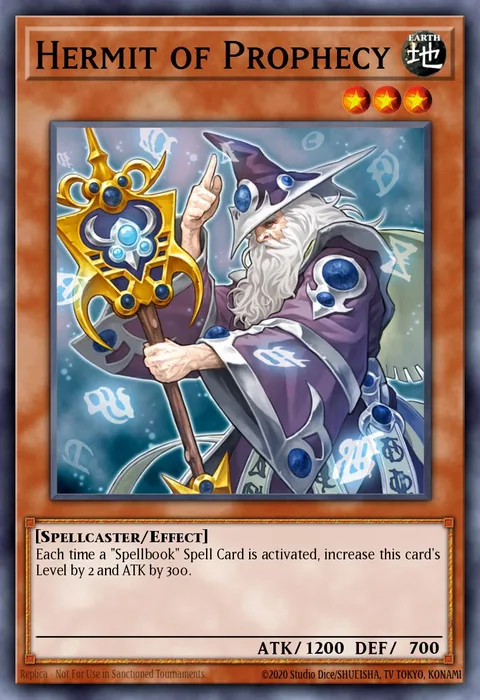 Hermit of Prophecy trading card