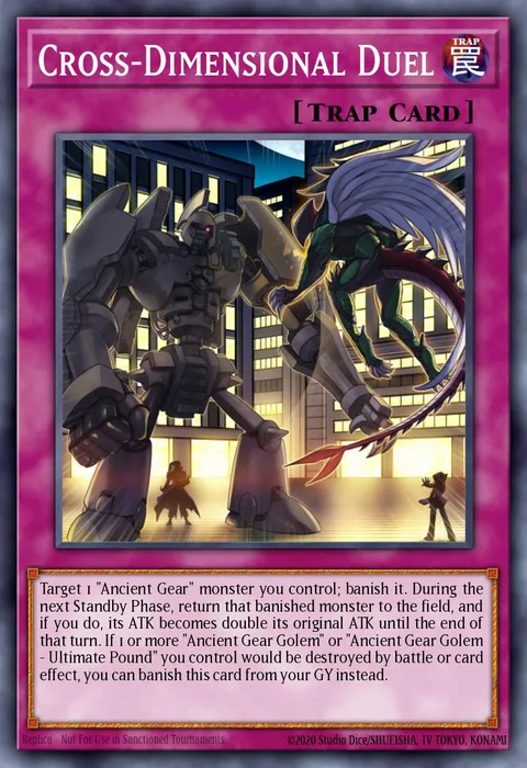 Cross-Dimensional Duel trading card