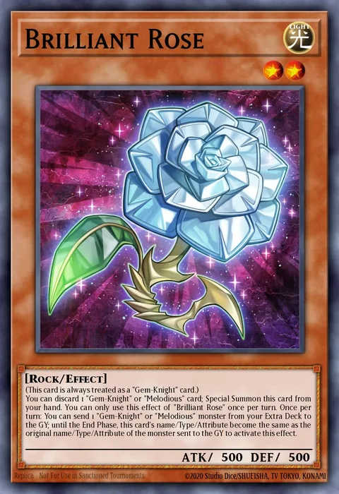 Brilliant Rose trading card