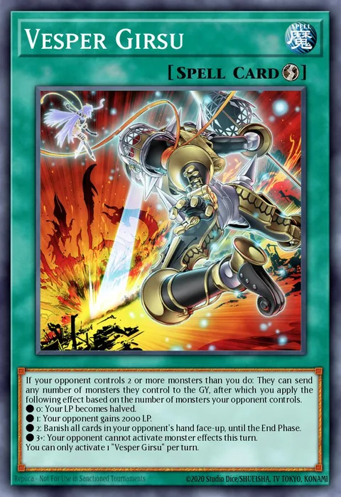 Vesper Girsu trading card