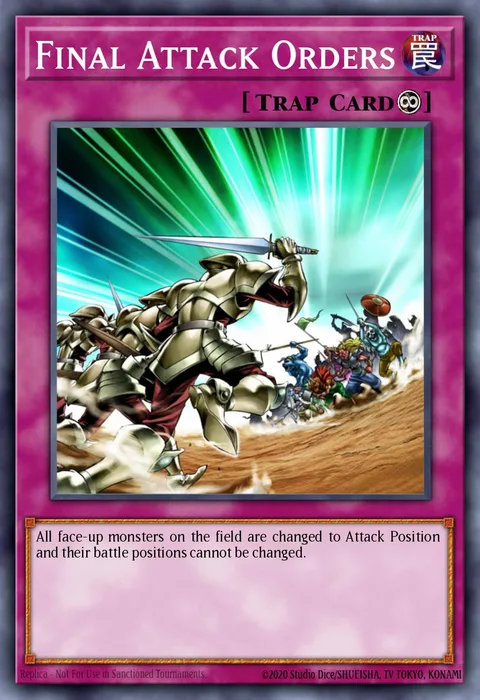 Final Attack Orders trading card