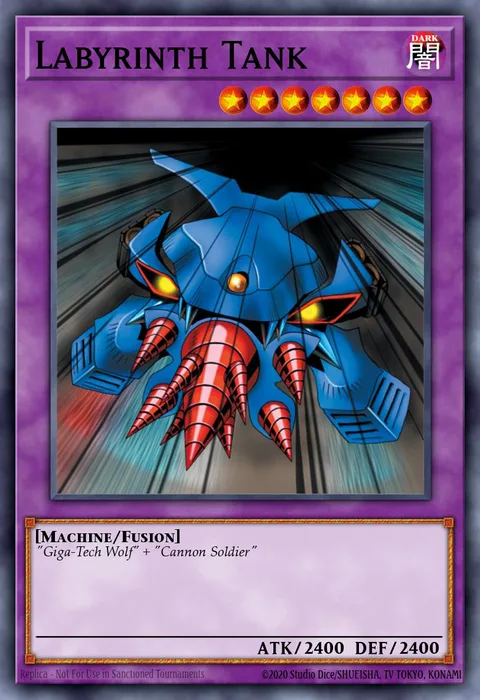 Labyrinth Tank trading card