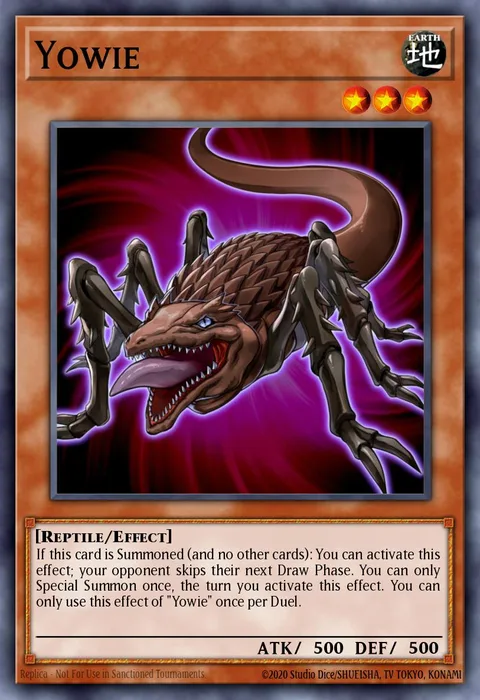 Yowie trading card