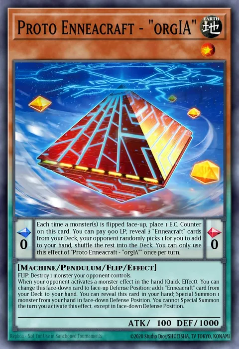 Proto Enneacraft - "orgIA" trading card