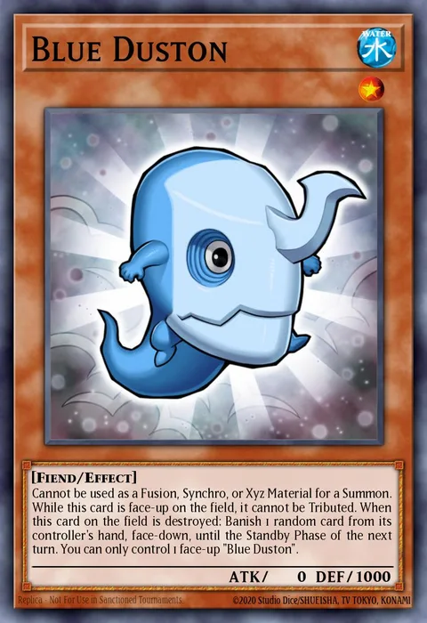 Blue Duston trading card