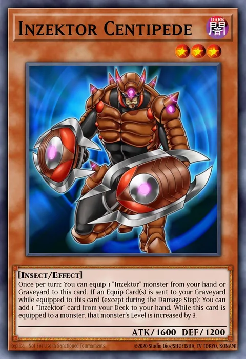 Inzektor Centipede trading card