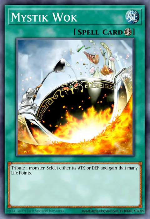 Mystik Wok trading card