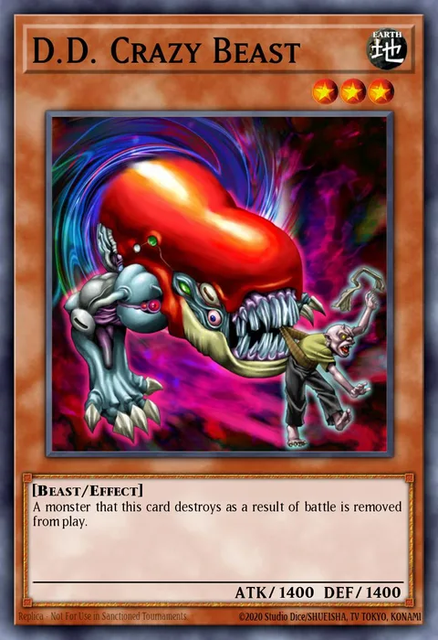 D.D. Crazy Beast trading card