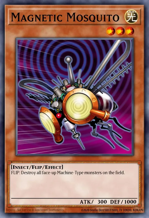 Magnetic Mosquito trading card