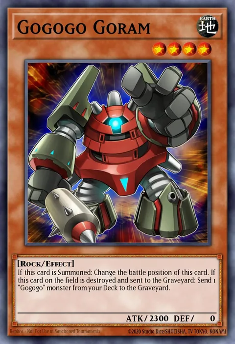 Gogogo Goram trading card