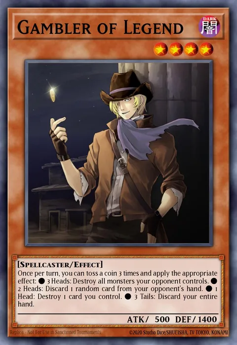Gambler of Legend trading card