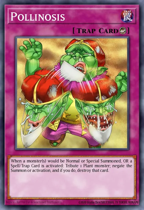 Pollinosis trading card