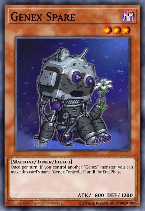 Genex Spare trading card