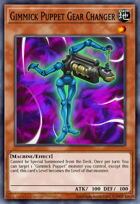 Gimmick Puppet Gear Changer trading card