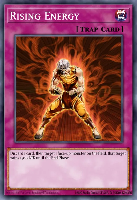 Rising Energy trading card