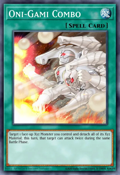 Oni-Gami Combo trading card