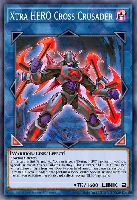 Xtra HERO Cross Crusader trading card