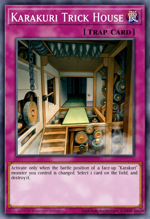 Karakuri Trick House trading card