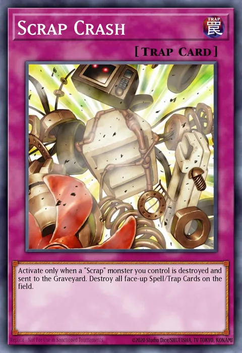 Scrap Crash trading card