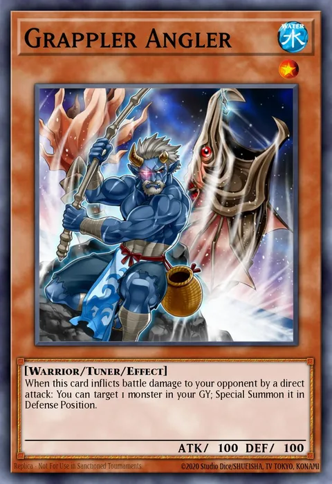 Grappler Angler trading card