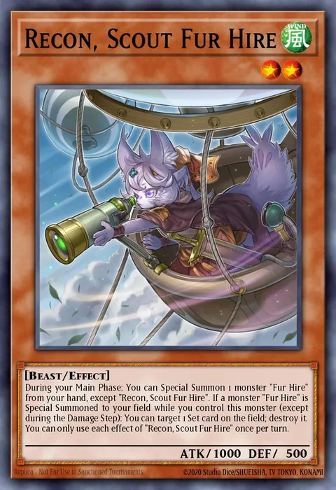 Recon, Scout Fur Hire trading card