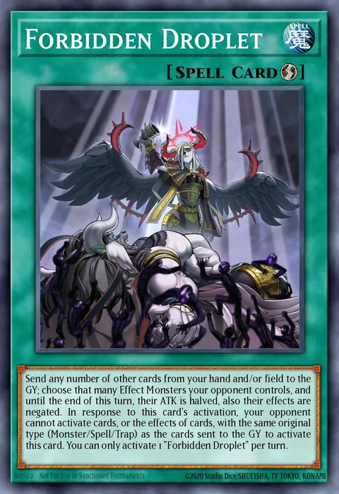 Forbidden Droplet trading card