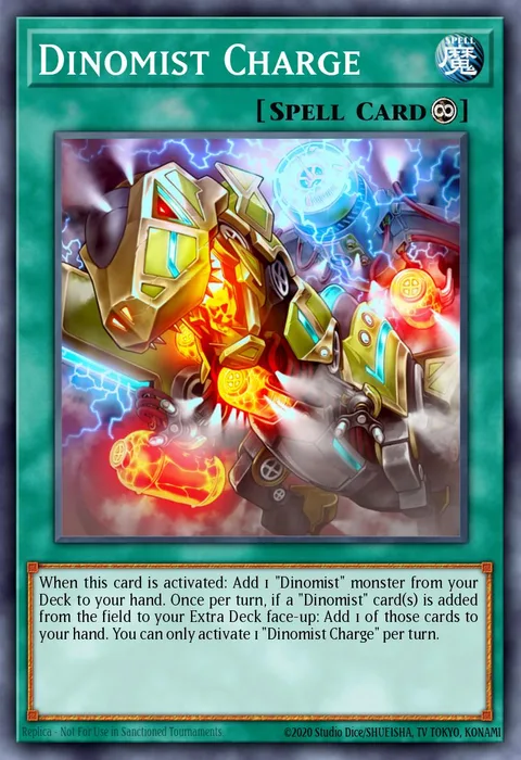 Dinomist Charge trading card