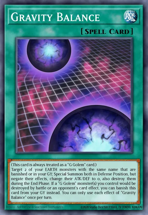 Gravity Balance trading card