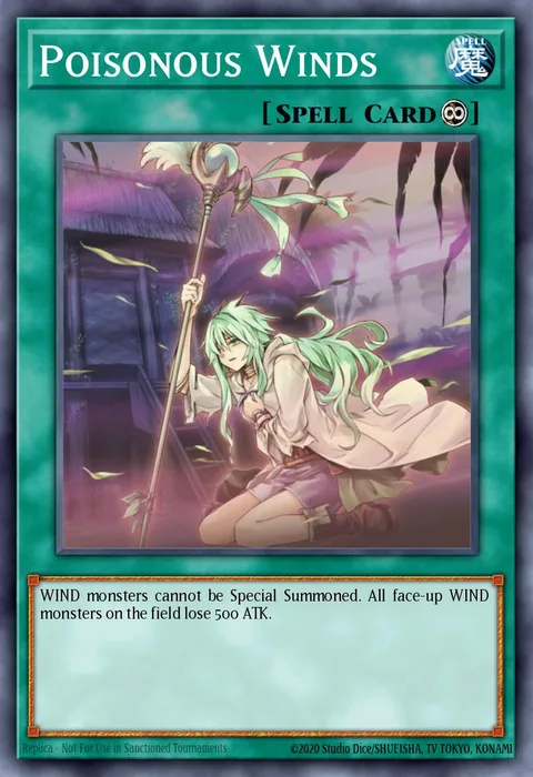 Poisonous Winds trading card