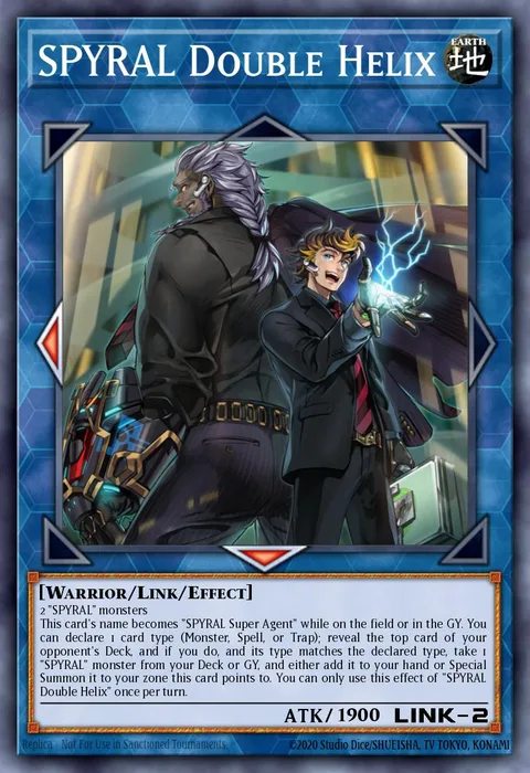 SPYRAL Double Helix trading card