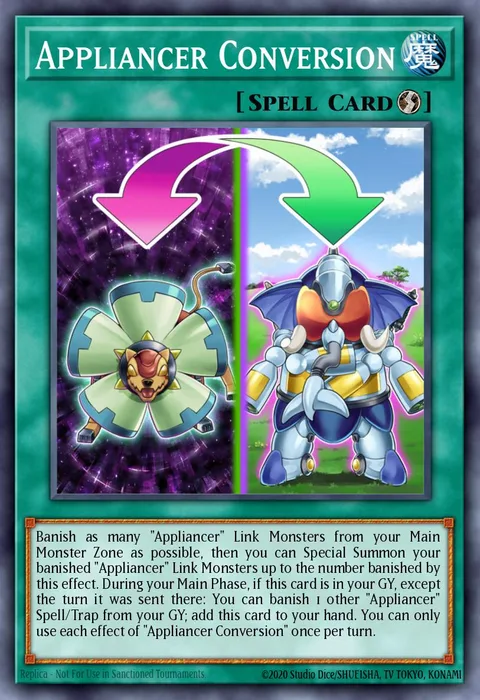 Appliancer Conversion trading card