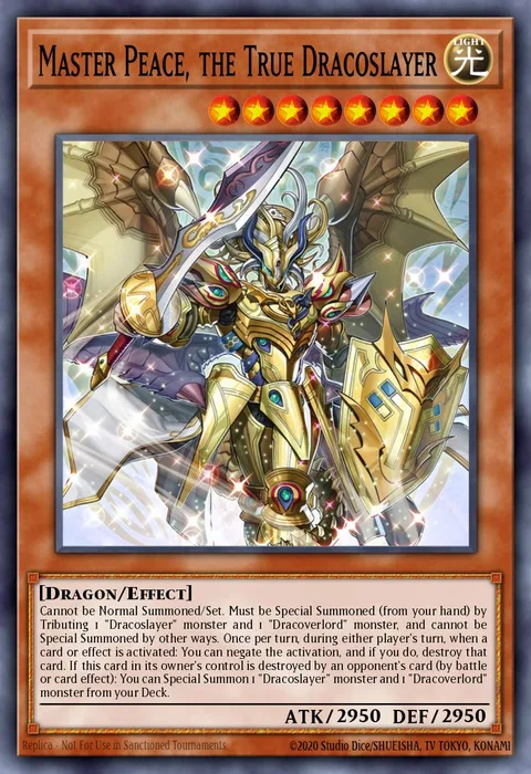 Master Peace, the True Dracoslayer trading card