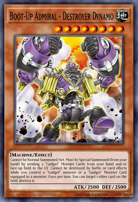 Boot-Up Admiral - Destroyer Dynamo trading card