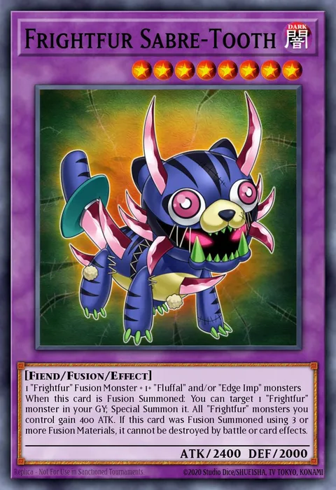 Frightfur Sabre-Tooth trading card