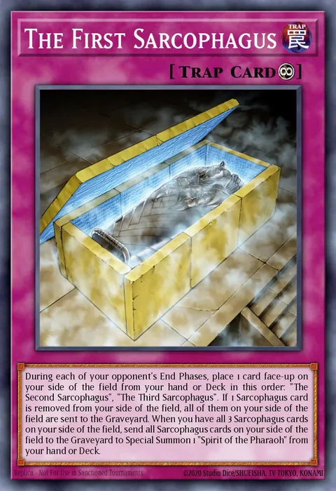 The First Sarcophagus trading card