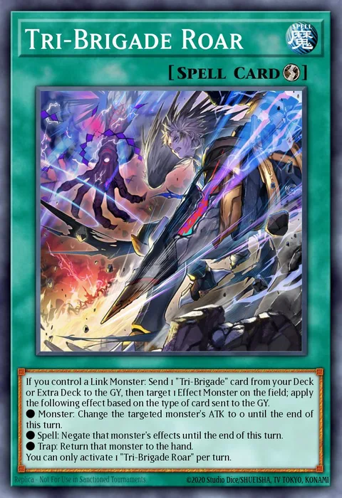 Tri-Brigade Roar trading card