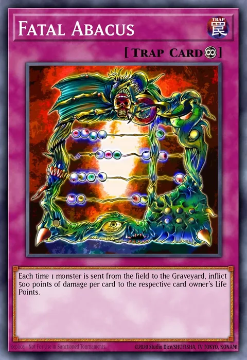 Fatal Abacus trading card