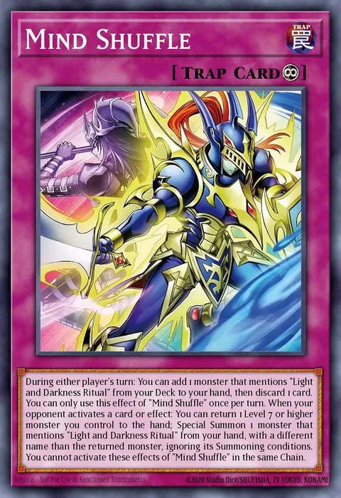 Mind Shuffle trading card