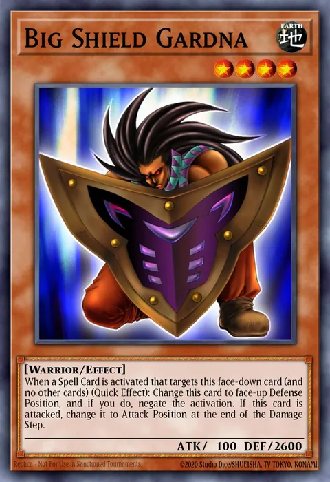 Big Shield Gardna trading card