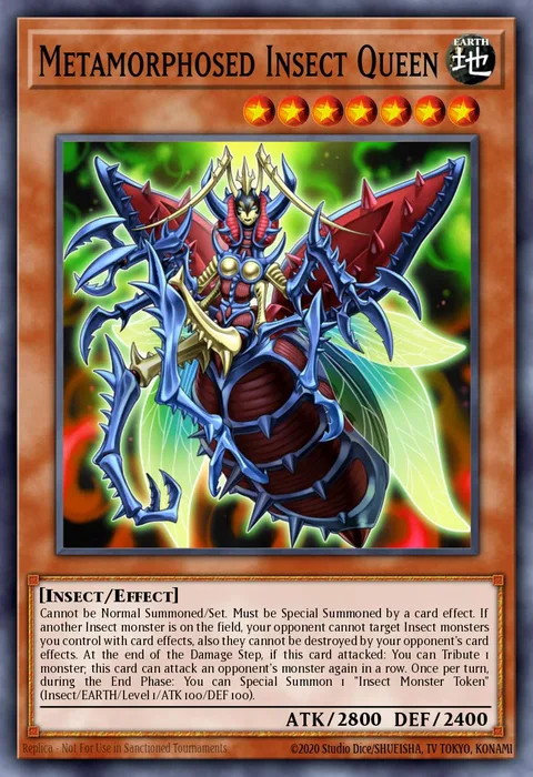 Metamorphosed Insect Queen trading card