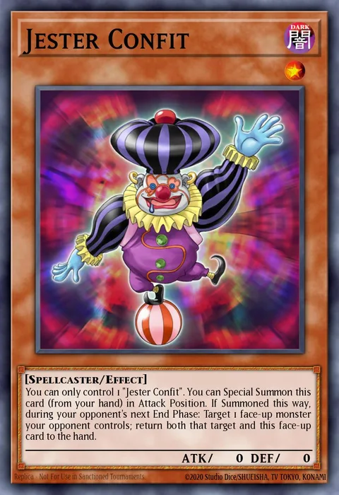 Jester Confit trading card