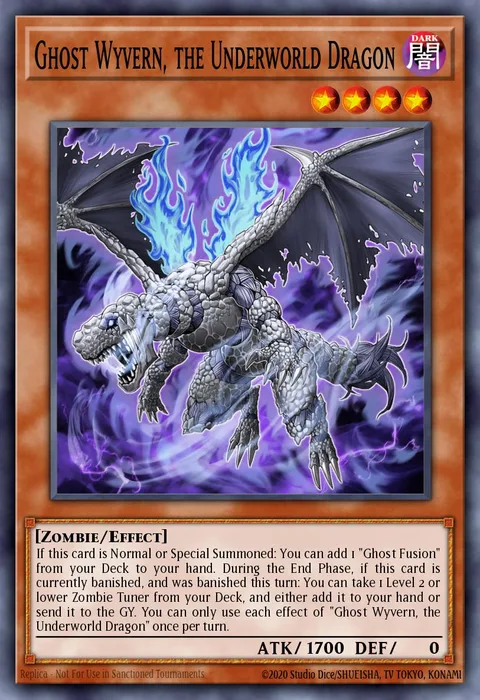 Ghost Wyvern, the Underworld Dragon trading card