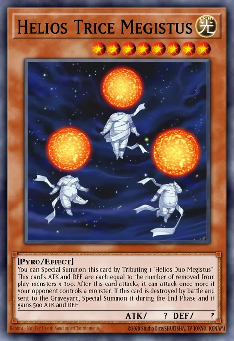 Helios Trice Megistus trading card