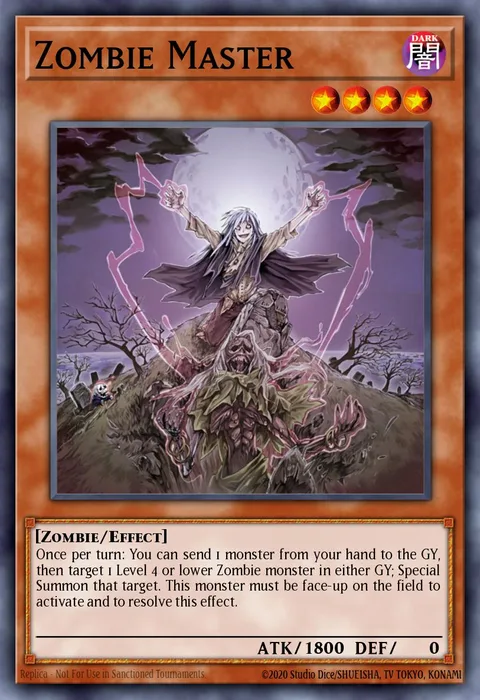Zombie Master trading card