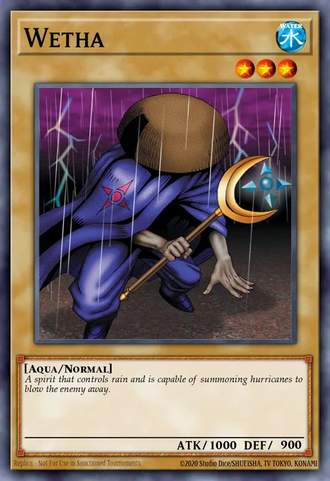 Wetha trading card