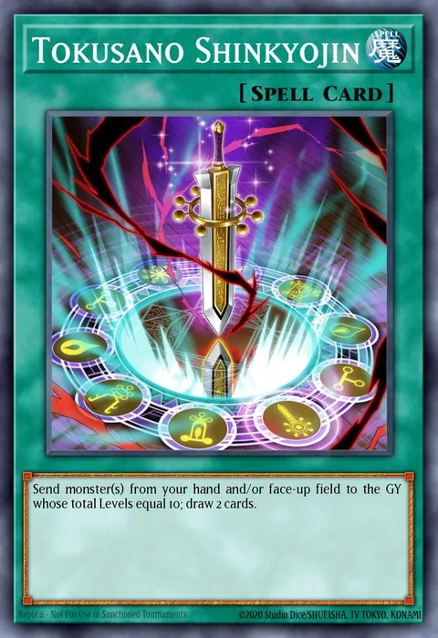 Tokusano Shinkyojin trading card