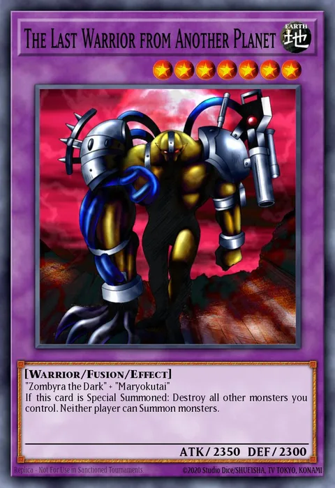 The Last Warrior from Another Planet trading card